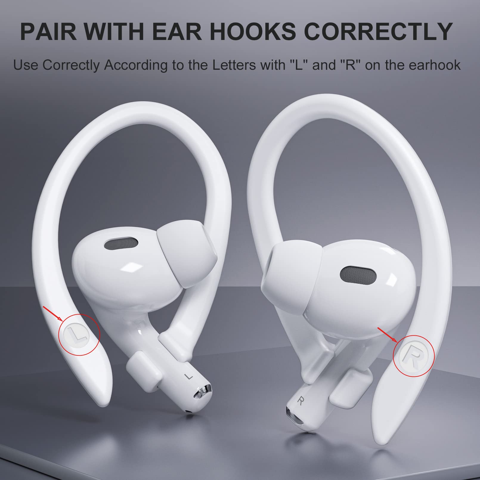 Foto 5 pulgar | Ganchos Icarerspace para Airpods 1/2/3 Pro y Pro 2 - Venta Internacional