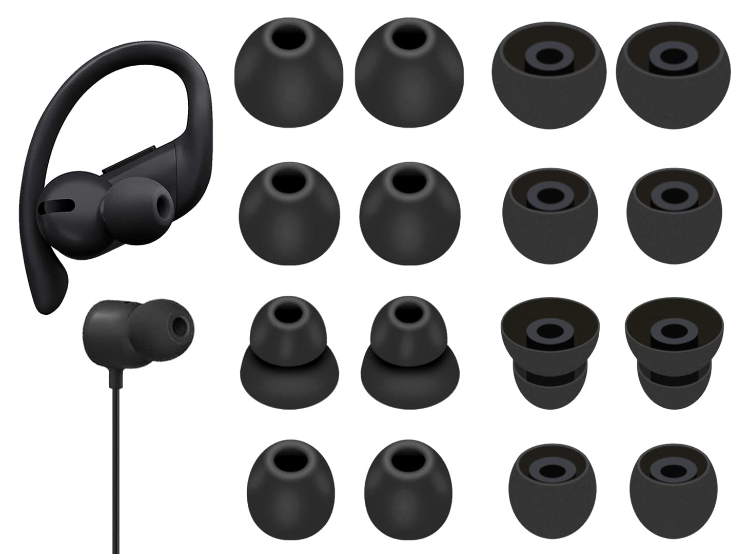 Foto 2 pulgar | Almohadillas de Repuesto para Auriculares Powerbeats Pro/Flex/Beatsx/Beats Studio - Venta Internacional