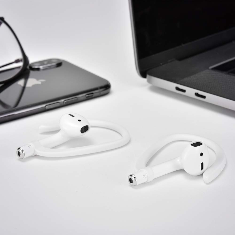 Foto 7 pulgar | Ganchos Deportivos Antideslizantes para AirPods Icarerspace Blancos - Venta Internacional