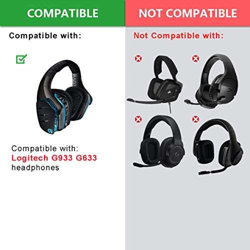 Foto 3 pulgar | Almohadillas y Diadema para Logitech G933 G935 Defean - Venta Internacional