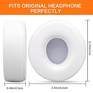 Foto 3 | Almohadillas de Repuesto para Auriculares color Blanco - Venta Internacional