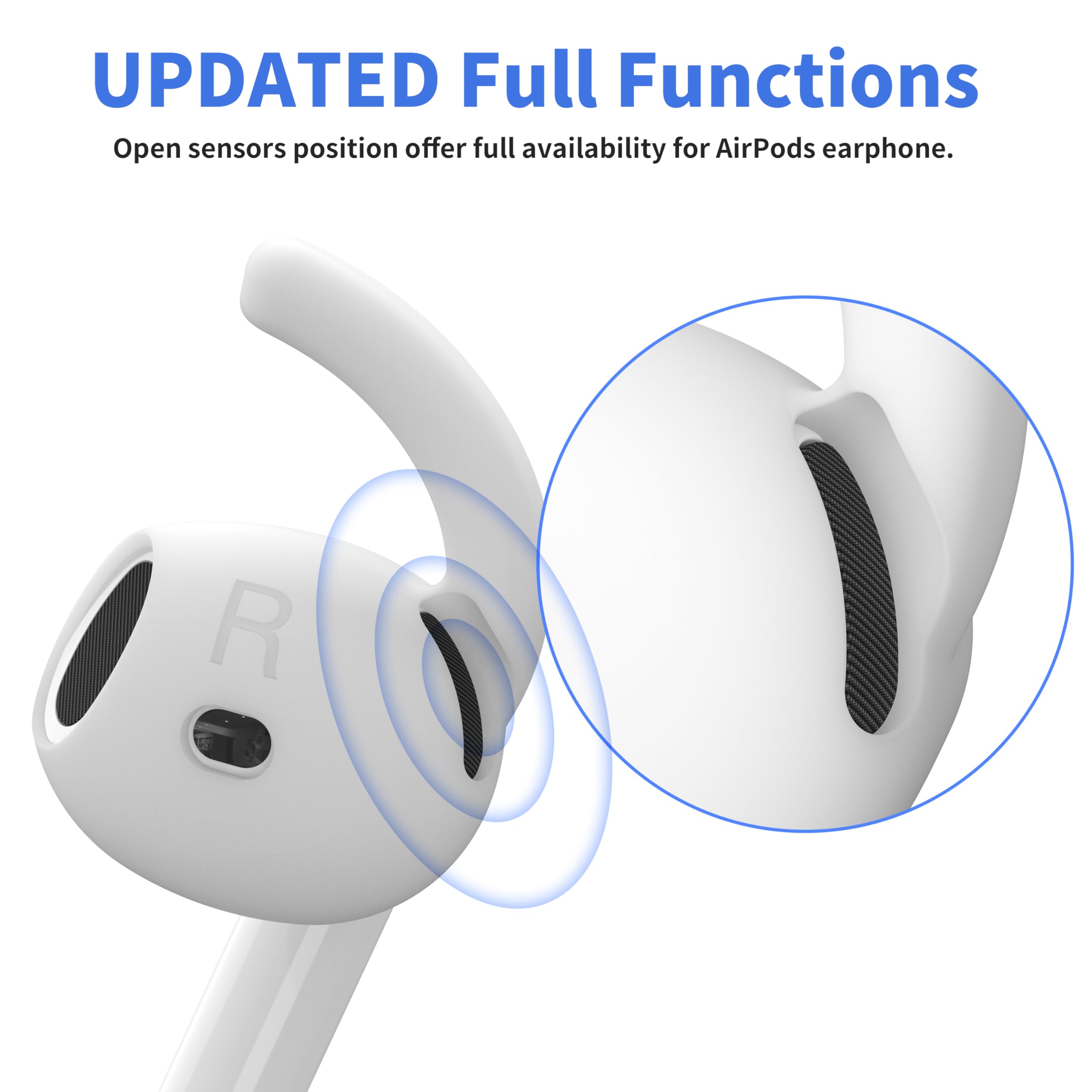 Foto 3 pulgar | Ganchos para Orejas Damonlight para AirPods con Bolsa de Almacenamiento - Venta Internacional