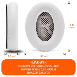 Foto 5 | Almohadillas De Repuesto Wicked Cushions Para Bose Qc45, Color Blanco - Venta Internacional.