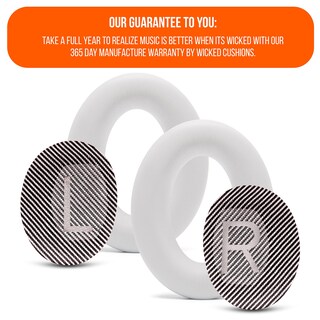 Foto 6 | Almohadillas De Repuesto Wicked Cushions Para Bose Qc45, Color Blanco - Venta Internacional.