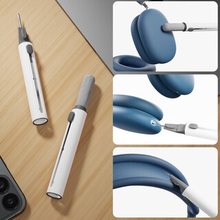 Foto 5 | Funda De Silicona Para Airpods Max Woyinger Blue + Cleaner Kit - Venta Internacional.