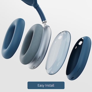 Foto 7 | Funda De Silicona Para Airpods Max Woyinger Blue + Cleaner Kit - Venta Internacional.