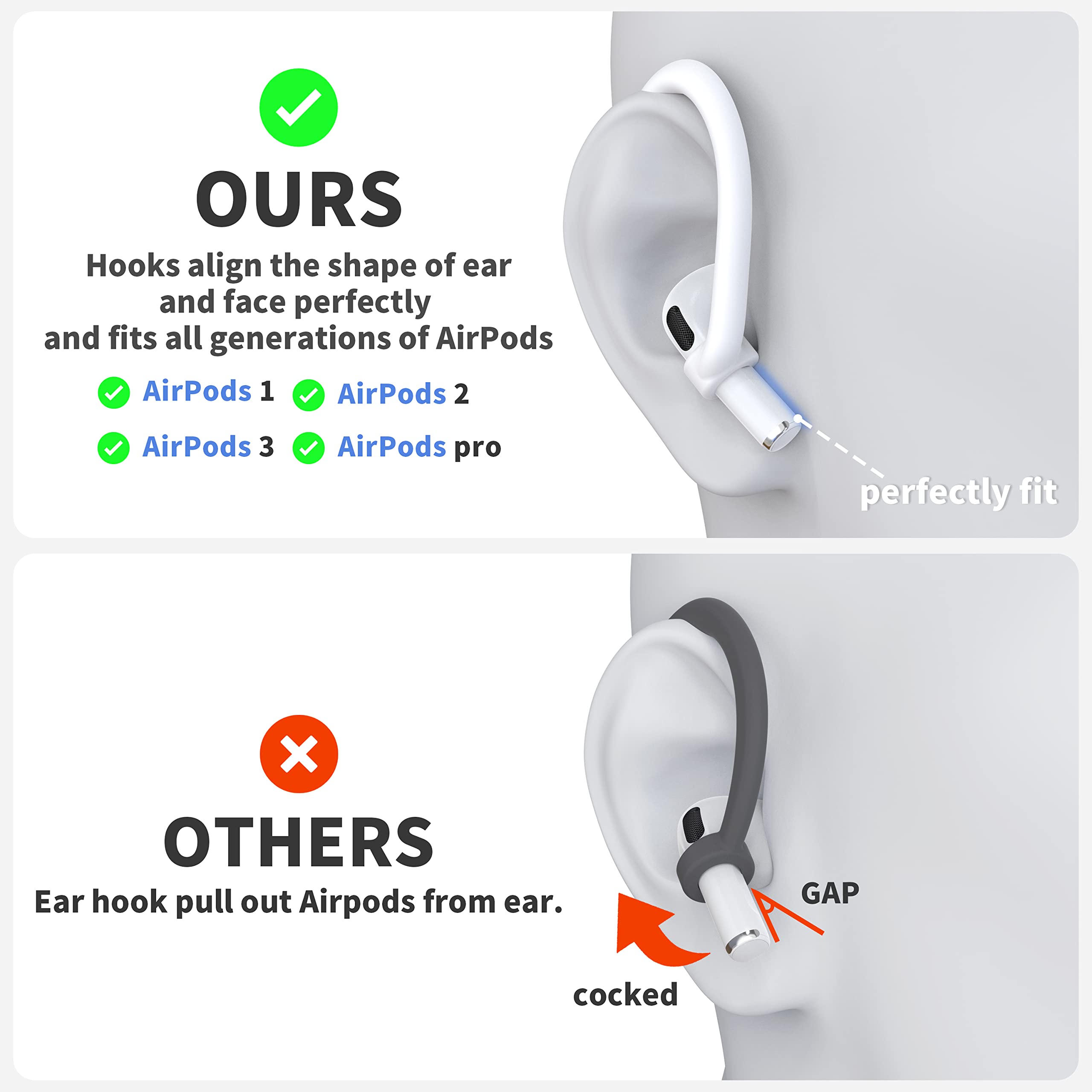 Foto 3 pulgar | Ganchos DamonLight para Airpods Pro-Venta Internacional