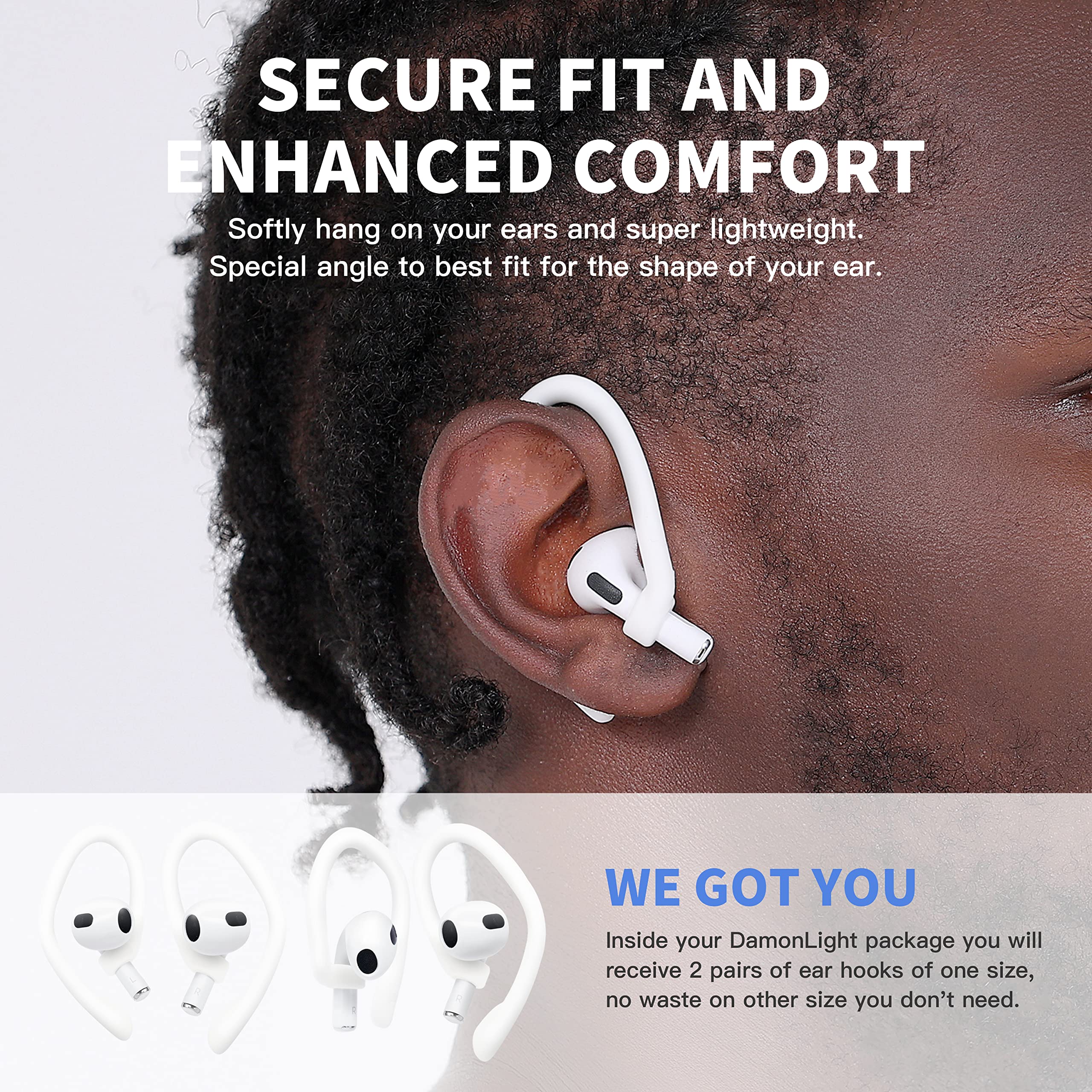 Foto 4 pulgar | Ganchos DamonLight para Airpods Pro-Venta Internacional