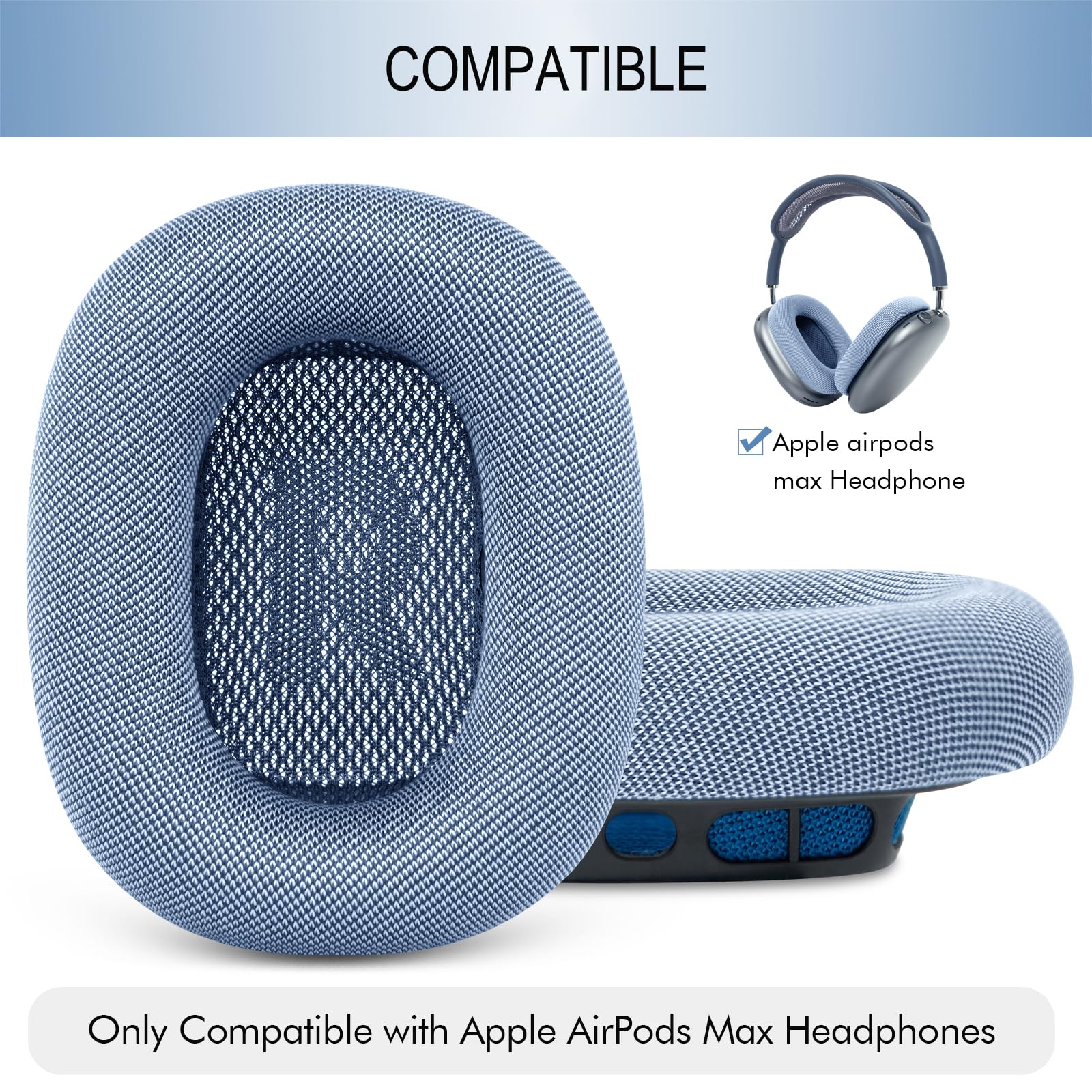 Foto 2 | Almohadillas De Repuesto Para Apple Airpods Max De Gevo - Venta Internacional.