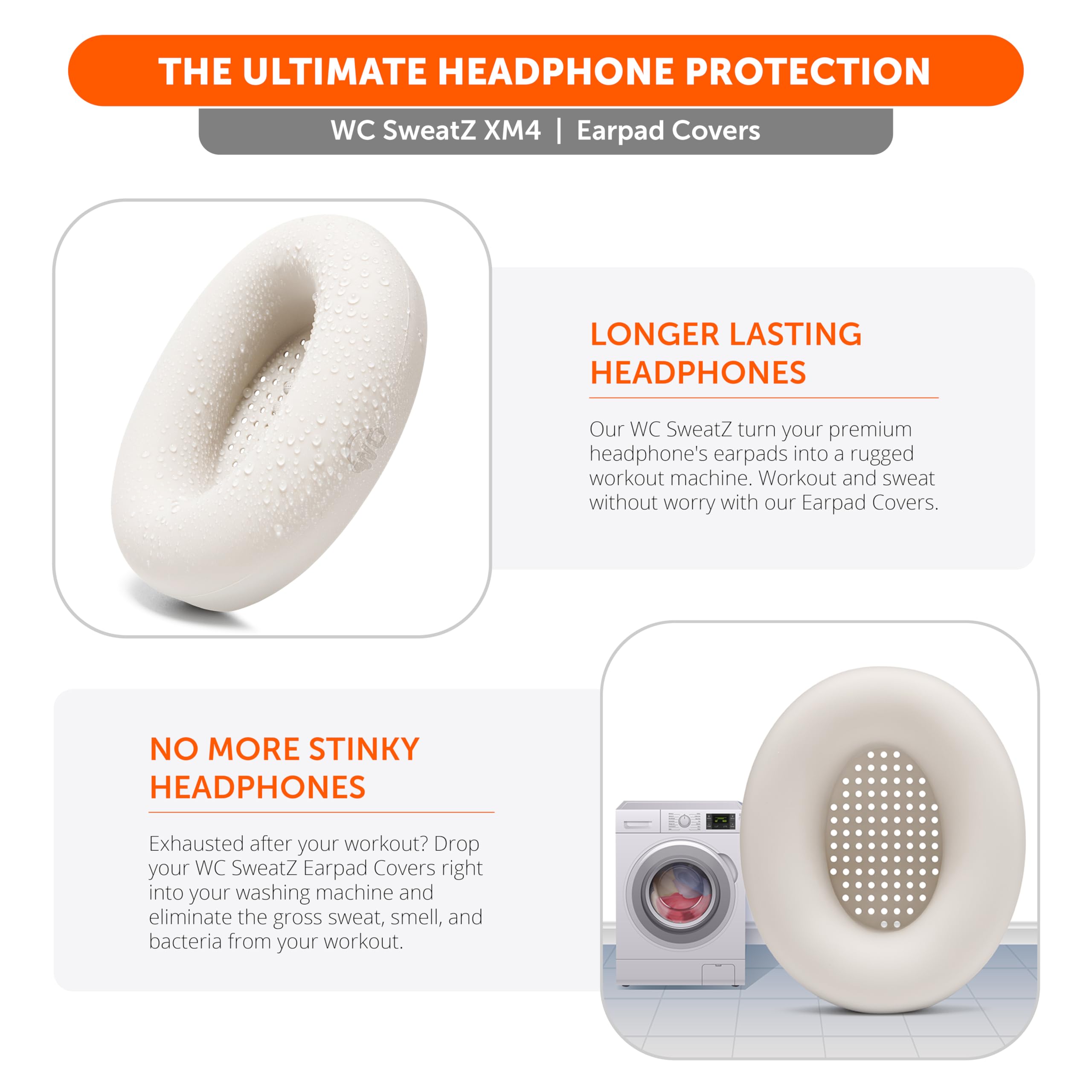 Foto 4 pulgar | Fundas Protectoras Contra El Sudor Wc Sweatz Xm4 Para Sony Wh1000xm4 - Venta Internacional.