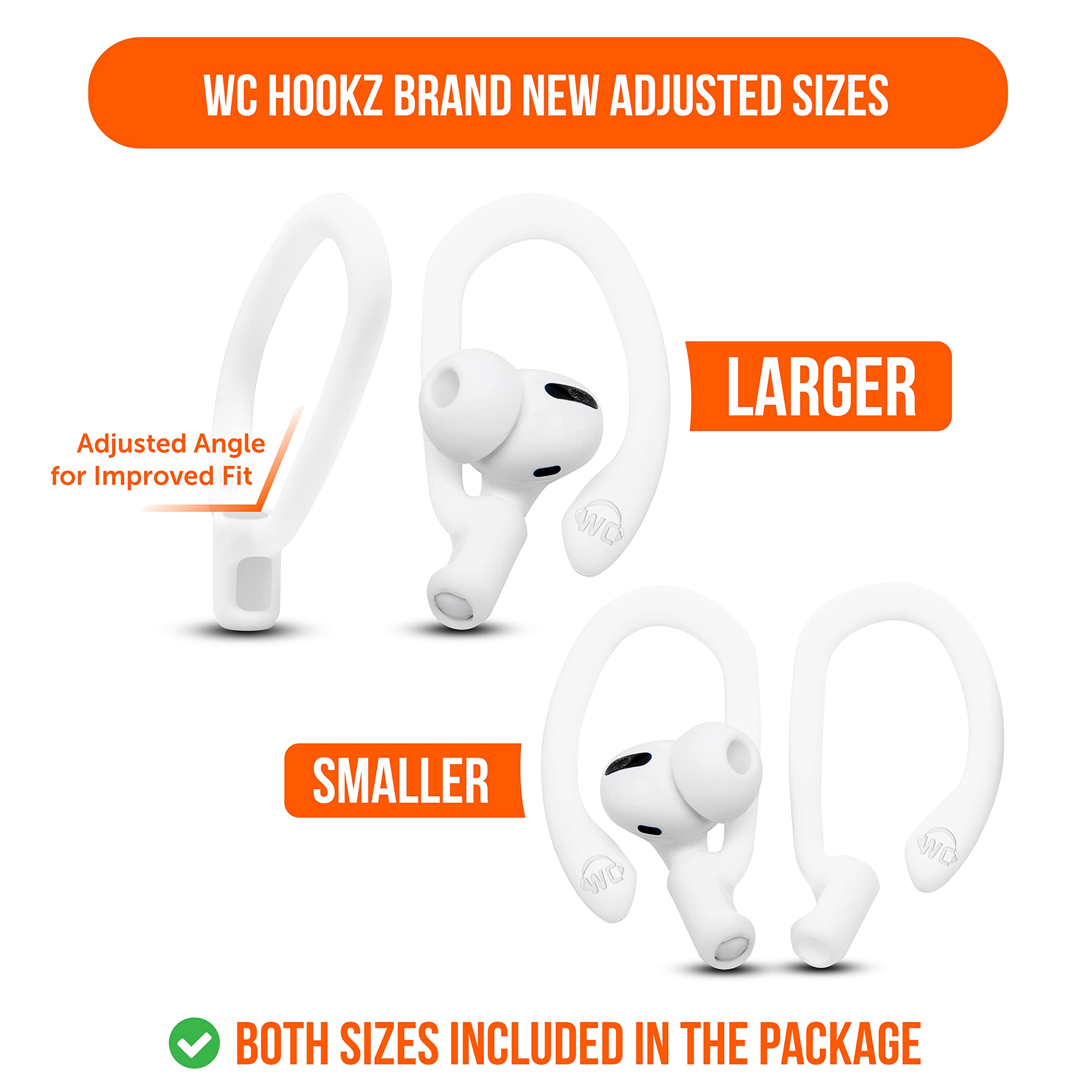 Foto 6 pulgar | Ganchos para Orejas Wicked Cushions WC Hookz para AirPods Pro 1 + 2 + 3 - Venta Internacional