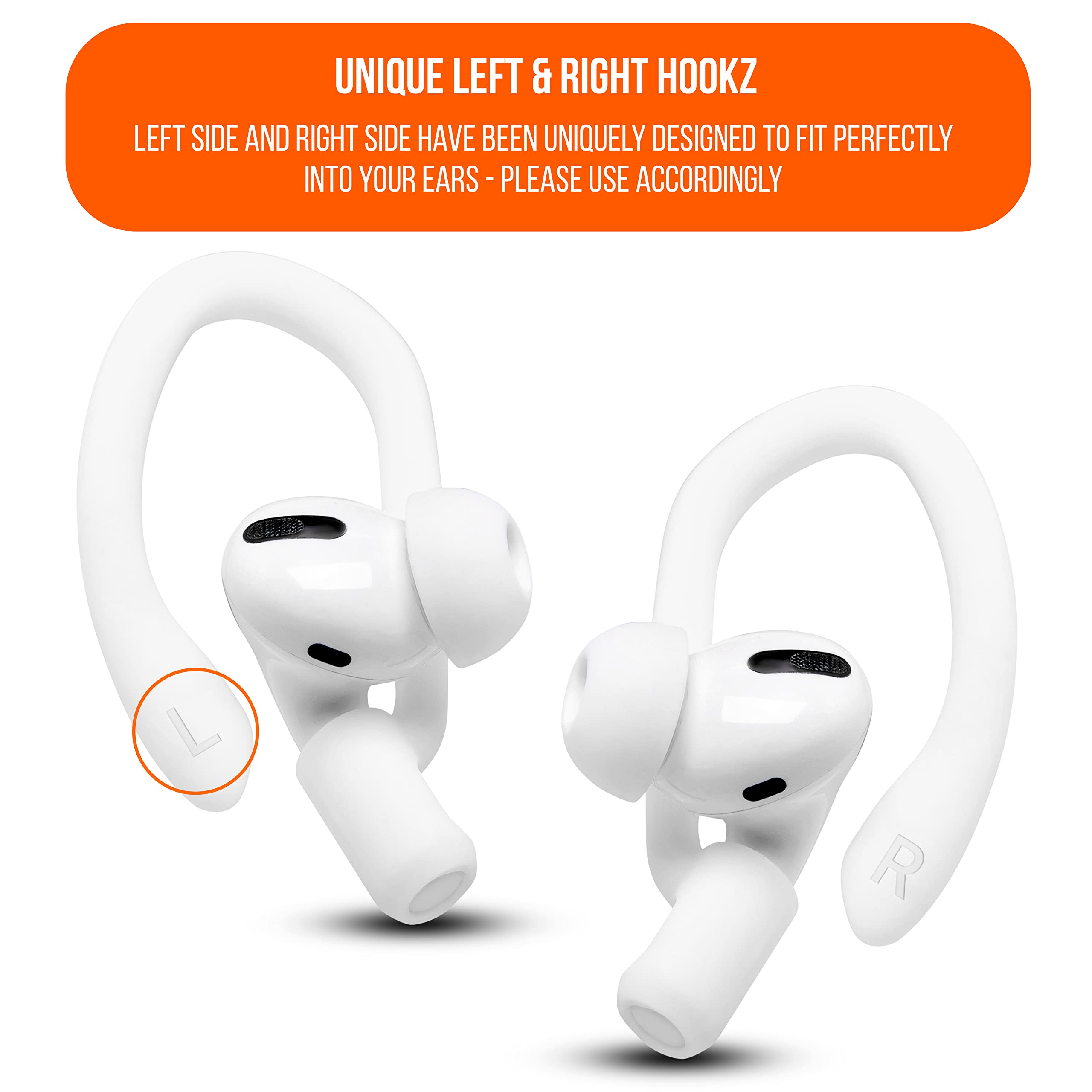 Foto 7 | Ganchos para Orejas Wicked Cushions WC Hookz para AirPods Pro 1 + 2 + 3 - Venta Internacional