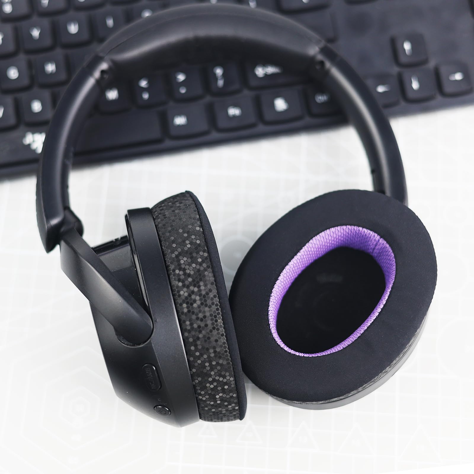 Foto 8 pulgar | Almohadillas De Repuesto Adhiper Wh-xb910n, Gel Refrigerante, Color Negro Y Morado - Venta Internacional.