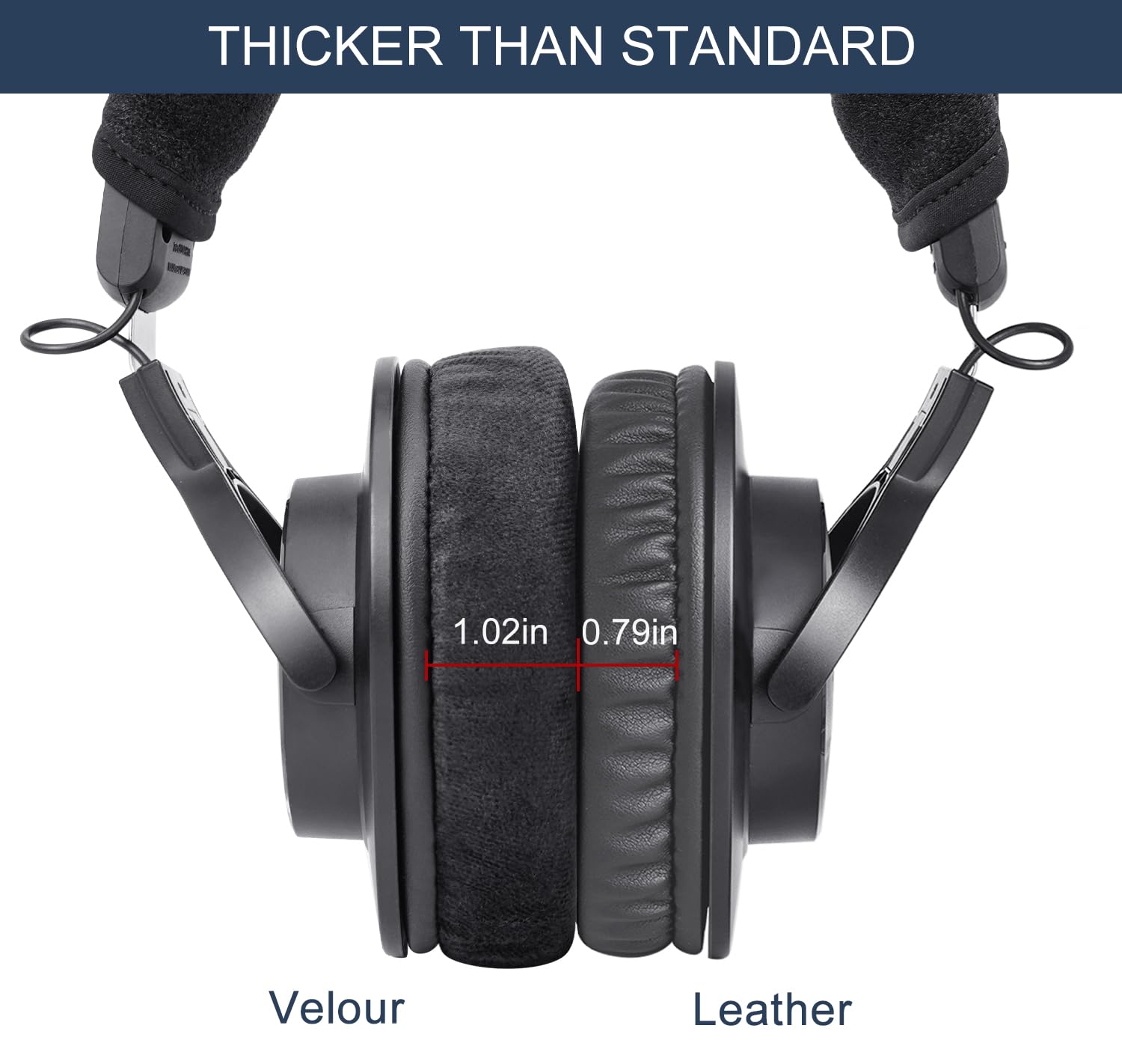Foto 5 | Almohadillas De Repuesto Gvoears Para Audio Technica Ath M50x, Color Negro - Venta Internacional.