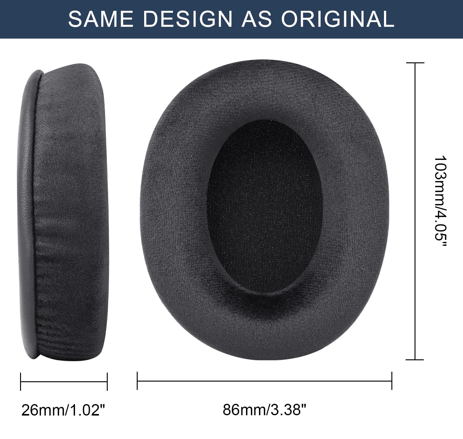 Foto 8 pulgar | Almohadillas De Repuesto Gvoears Para Audio Technica Ath M50x, Color Negro - Venta Internacional.