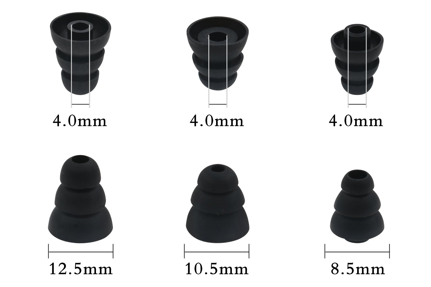 Foto 3 pulgar | Almohadilla para Auriculares Alxcd con Triple Brida 6 Pares- Venta Internacional