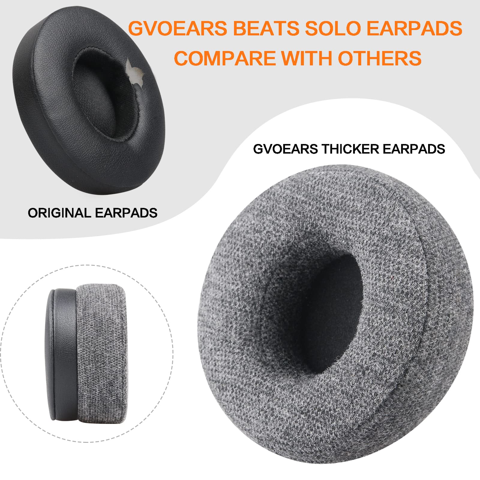 Foto 6 pulgar | Almohadillas De Repuesto Govears Para Beats Solo 2 Y Solo 3 - Venta Internacional.