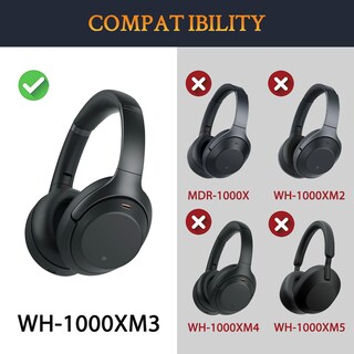 Foto 2 | Almohadillas De Repuesto Para Sony Wh-1000xm3, Color Negro - Venta Internacional.