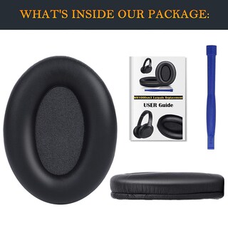 Foto 6 | Almohadillas De Repuesto Para Sony Wh-1000xm3, Color Negro - Venta Internacional.