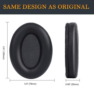Foto 7 | Almohadillas De Repuesto Para Sony Wh-1000xm3, Color Negro - Venta Internacional.