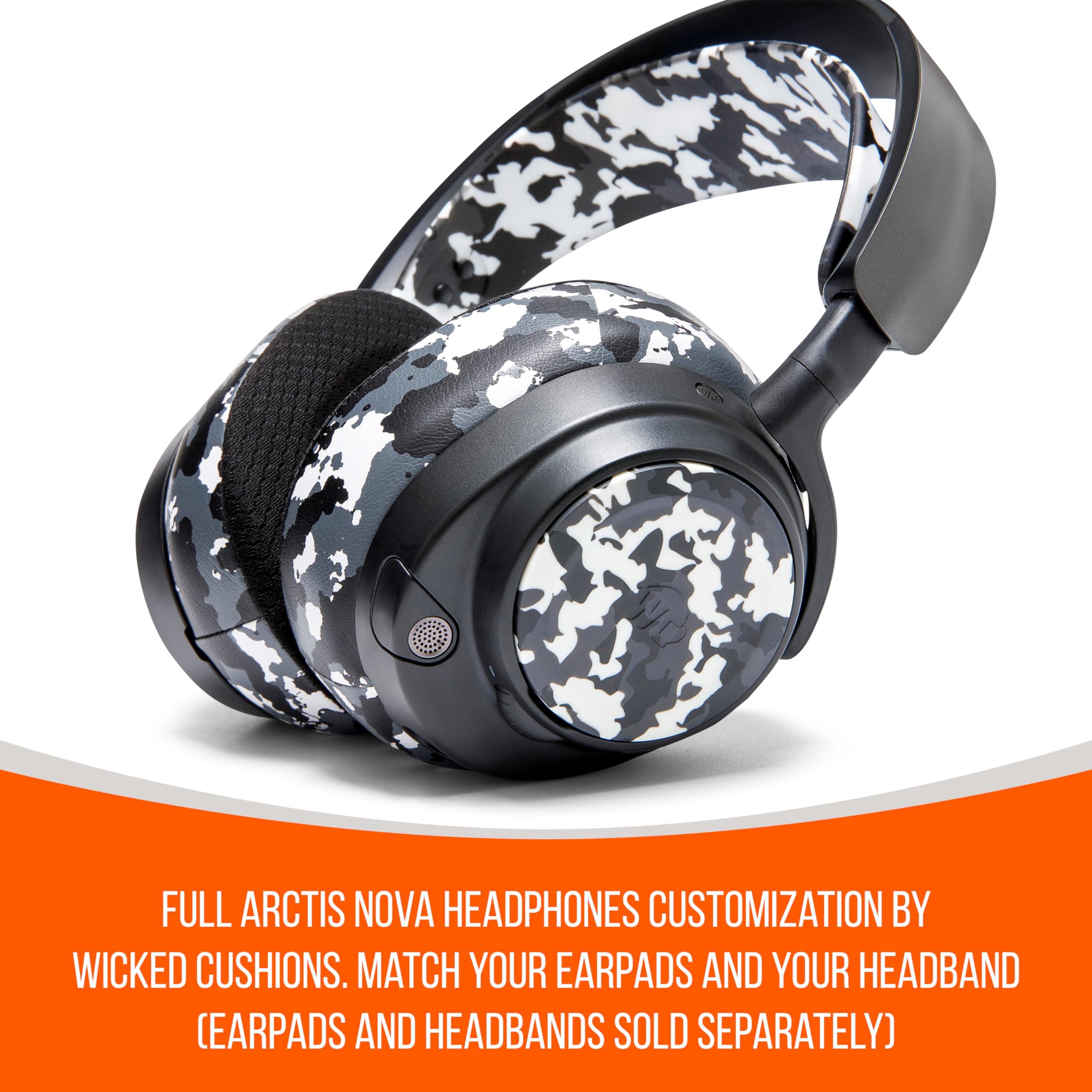 Foto 5 pulgar | Placas De Altavoz Laterales Para Auriculares Arctis Nova Wc Snow Camo - Venta Internacional.
