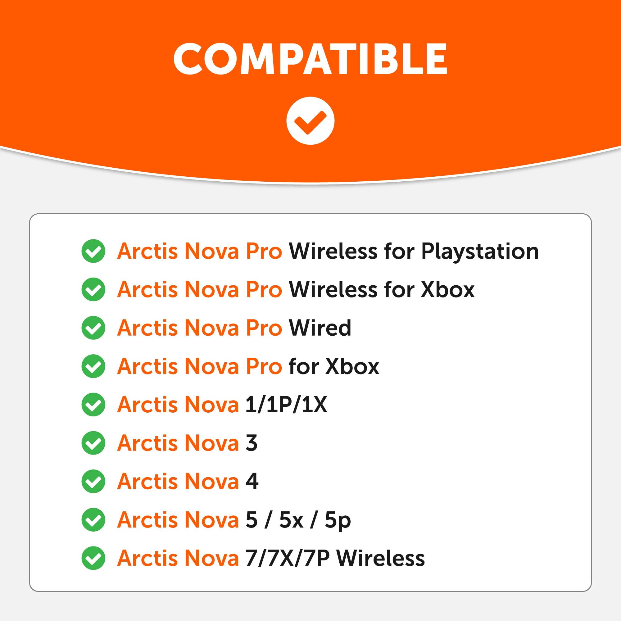 Foto 3 pulgar | Diadema Wc Headbandz Arctis Nova Silicone Para Auriculares - Venta Internacional.