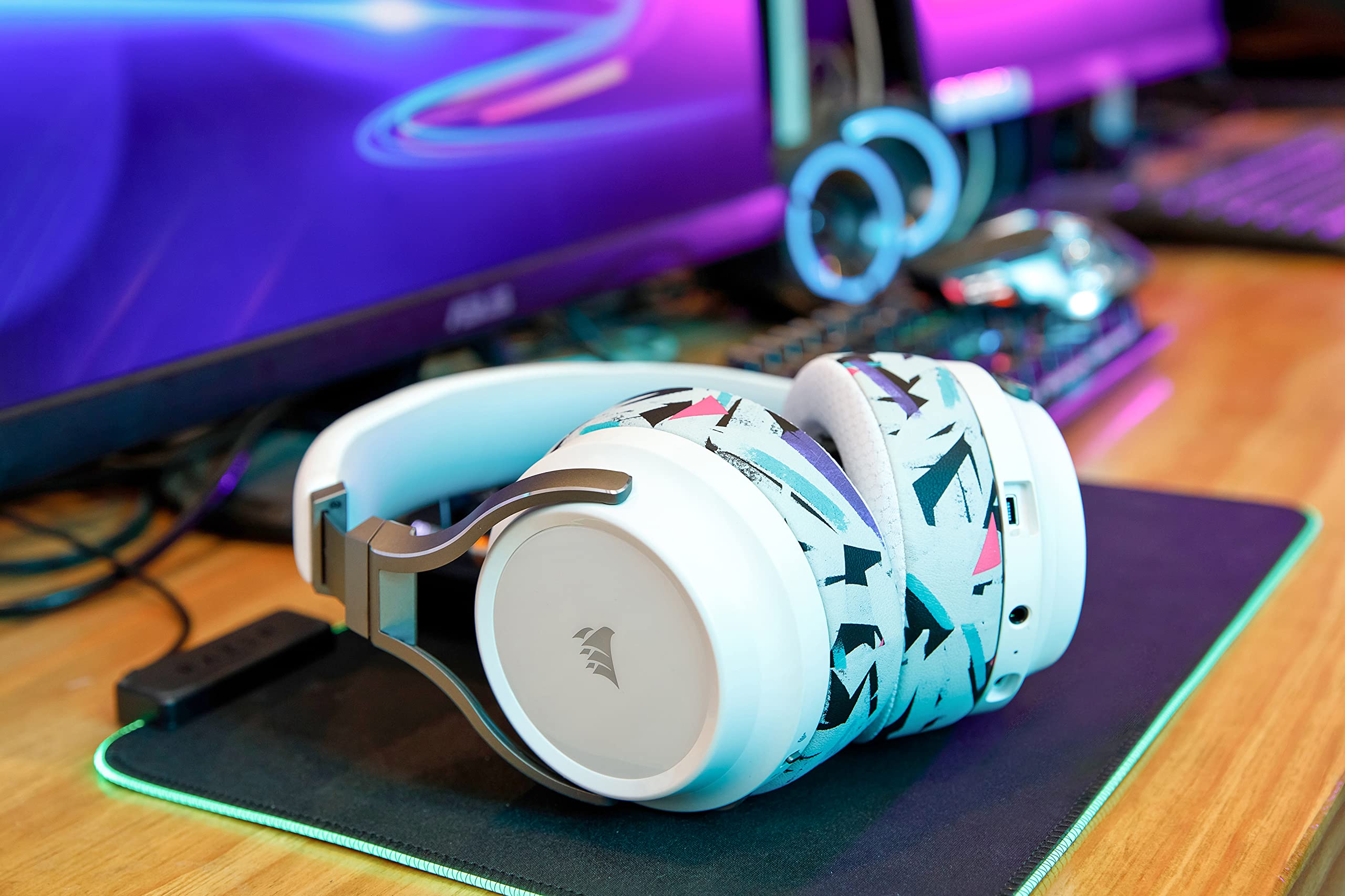 Foto 4 pulgar | Almohadillas Wc Freeze Virtuoso Hybrid Cooling Gel Corsair White - Venta Internacional.