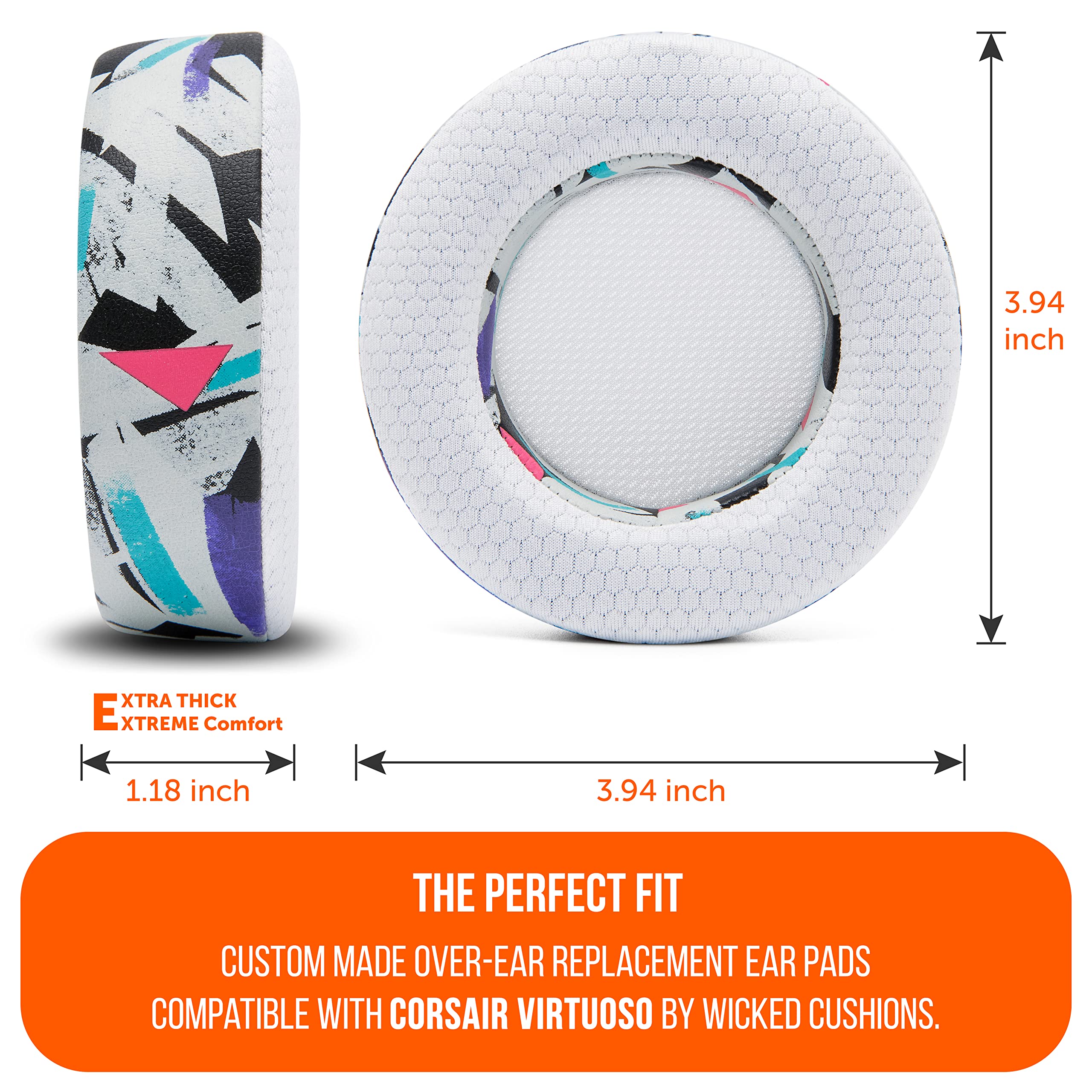 Foto 6 pulgar | Almohadillas Wc Freeze Virtuoso Hybrid Cooling Gel Corsair White - Venta Internacional.