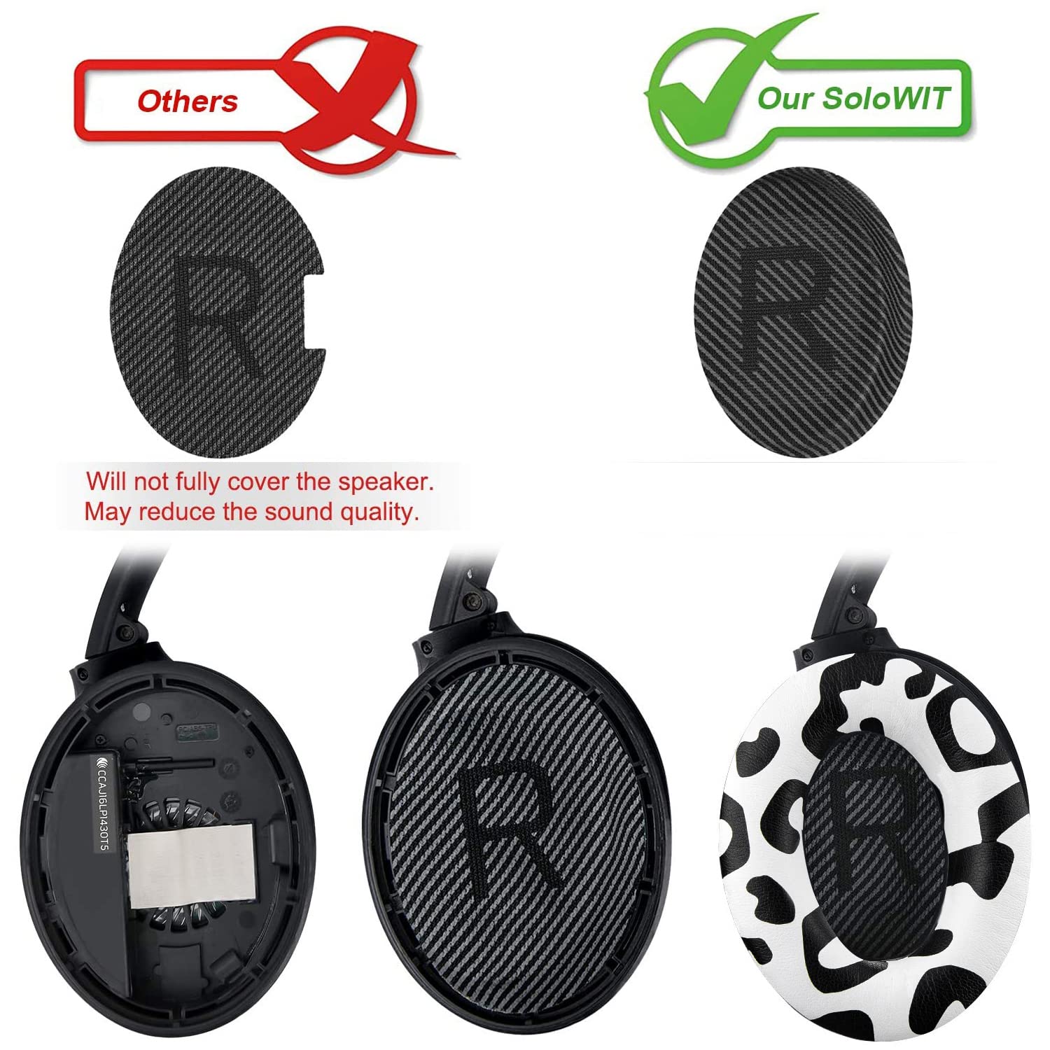Foto 7 pulgar | Almohadillas De Repuesto Para Auriculares Bose Quietcomfort 35 - Venta Internacional.