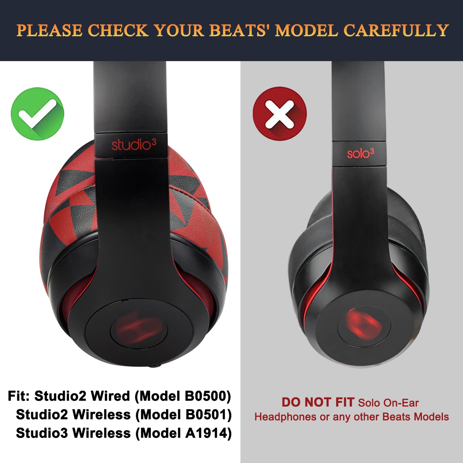 Foto 4 pulgar | Almohadillas De Repuesto Para Auriculares Beats Studio 2 Y 3 - Venta Internacional.