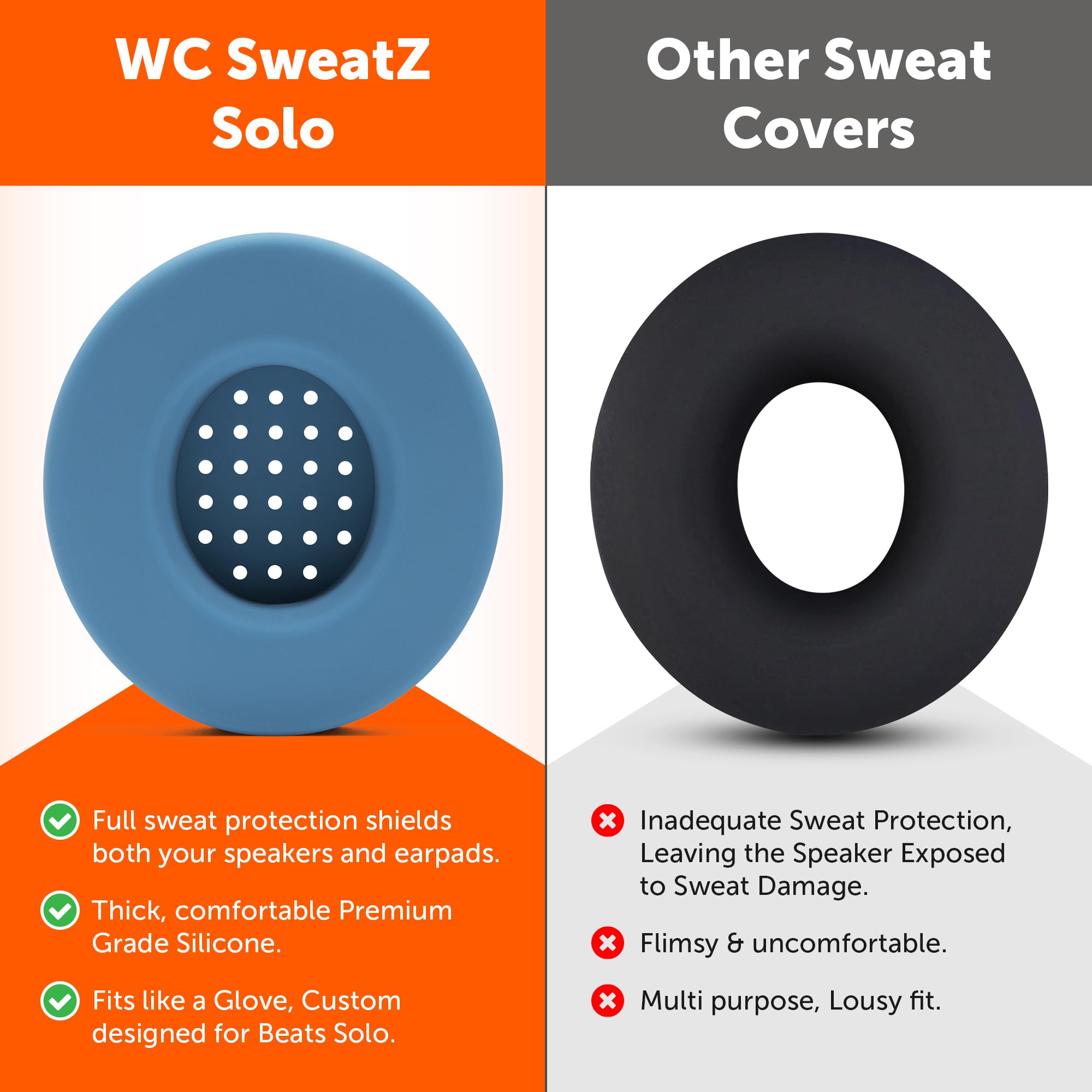 Foto 3 | Fundas Para Auriculares Wc Sweatz Solo Para Beats Solo 4/3/2 - Venta Internacional.