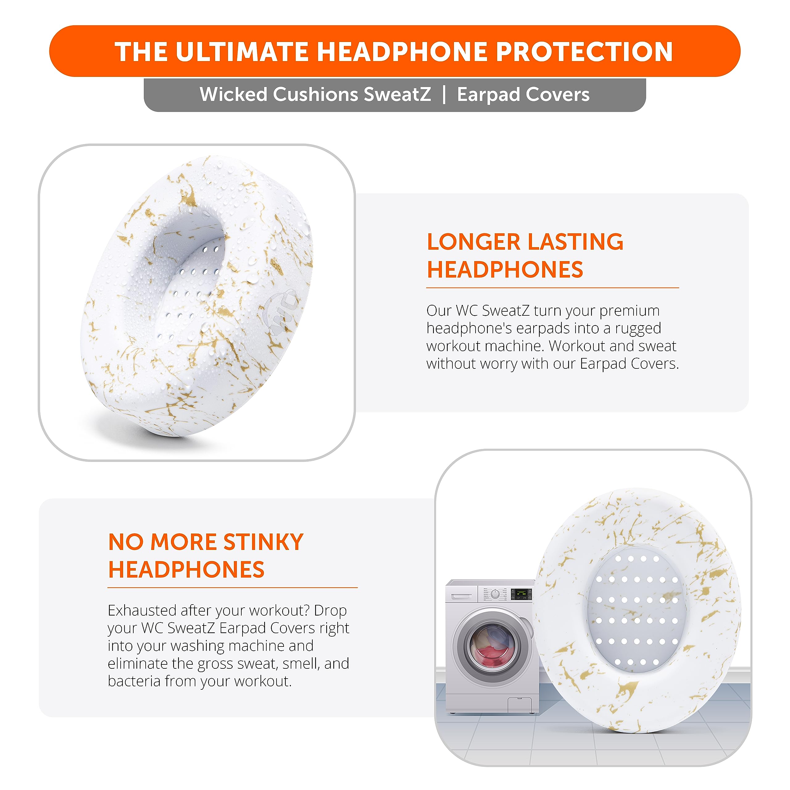 Foto 5 | Fundas Para Auriculares Wc Sweatz Studio Para Beats Studio 3 Y 2  Color Dorado - Venta Internacional.