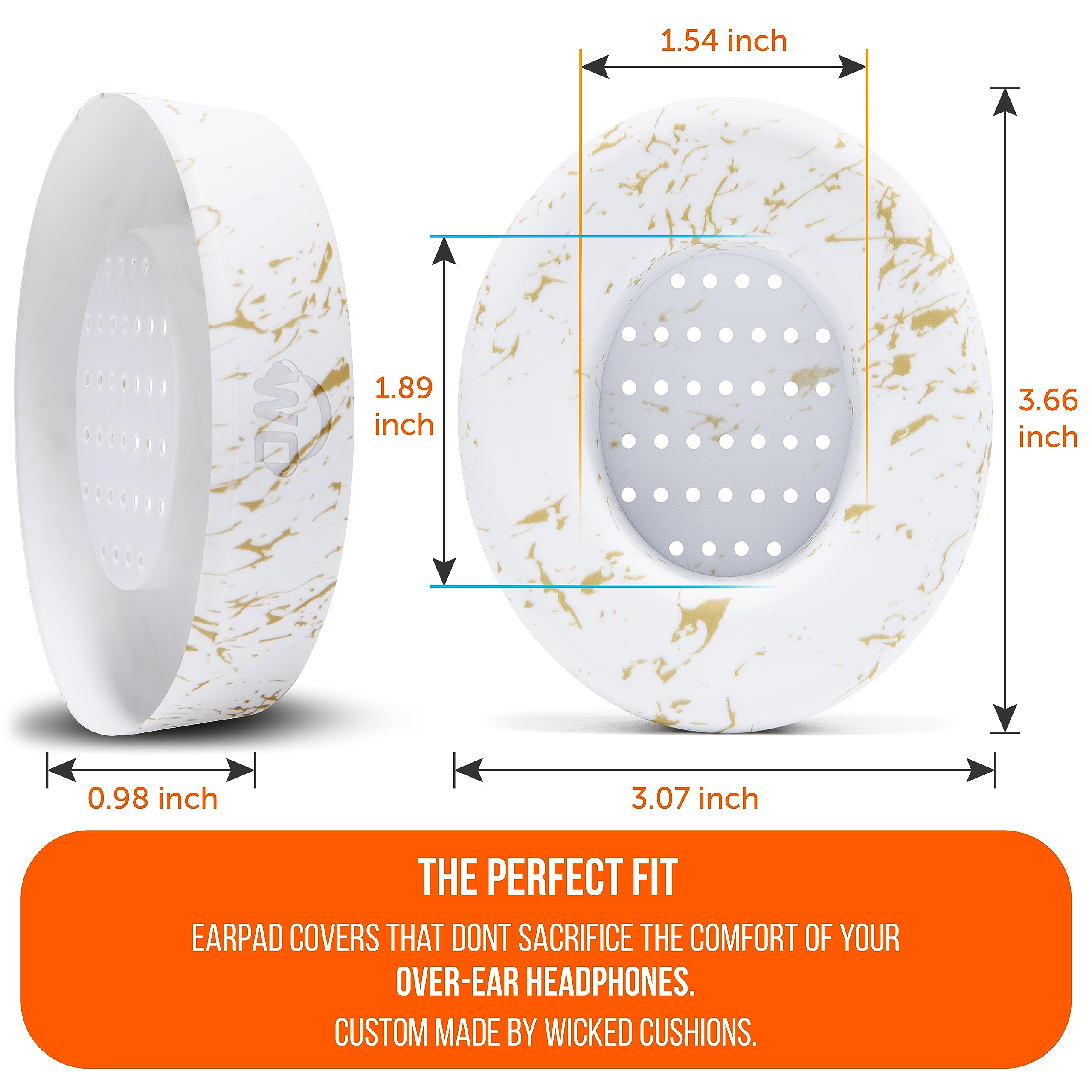 Foto 6 | Fundas Para Auriculares Wc Sweatz Studio Para Beats Studio 3 Y 2  Color Dorado - Venta Internacional.