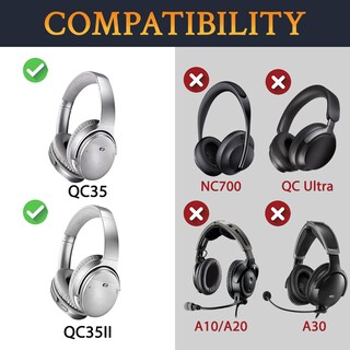 Foto 3 | Almohadillas De Repuesto Para Auriculares Bose Quietcomfort 35 (qc35) - Venta Internacional.