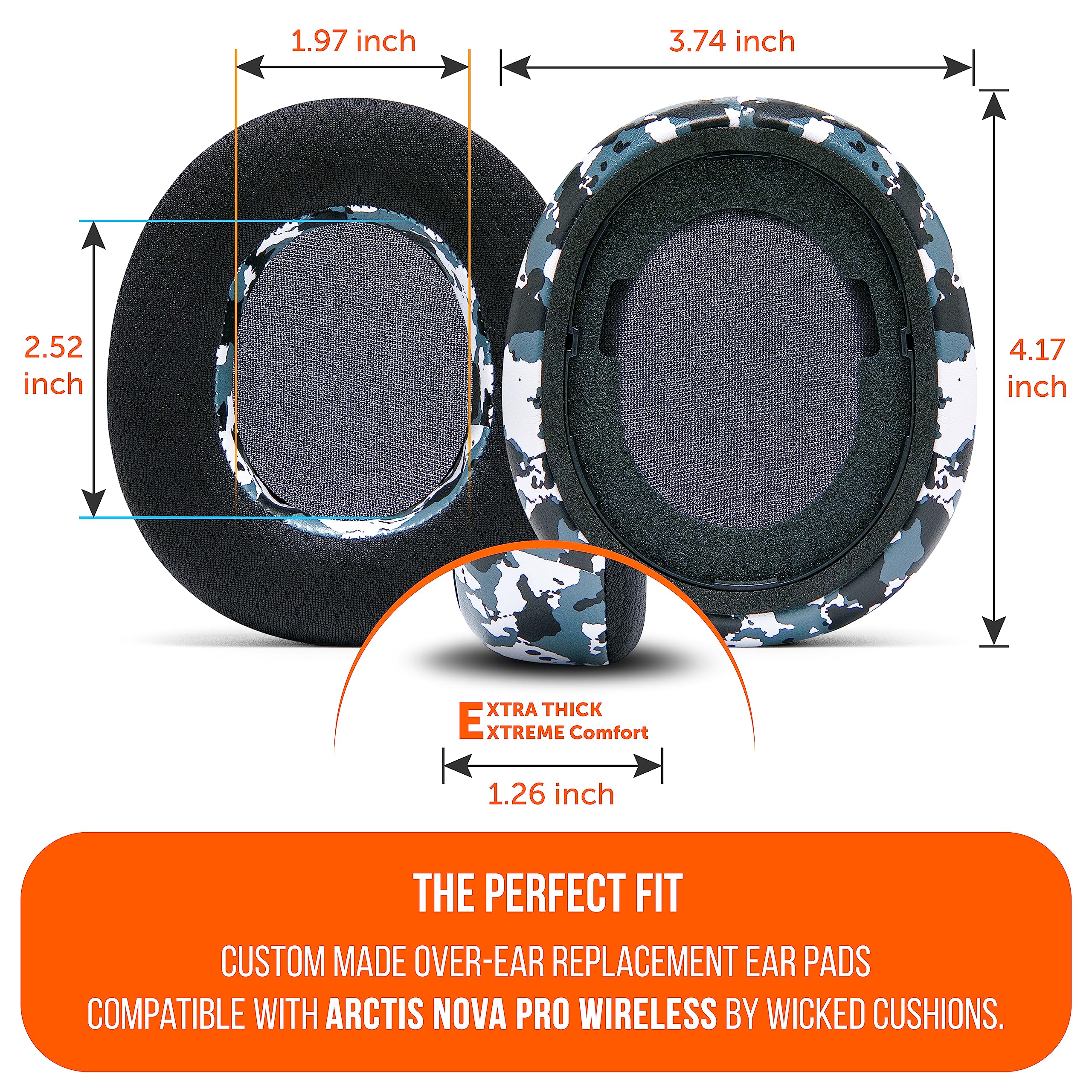Foto 6 pulgar | Almohadillas Wc Freeze Nova Pro Wireless Arctis Nova Pro Wireless - Venta Internacional.