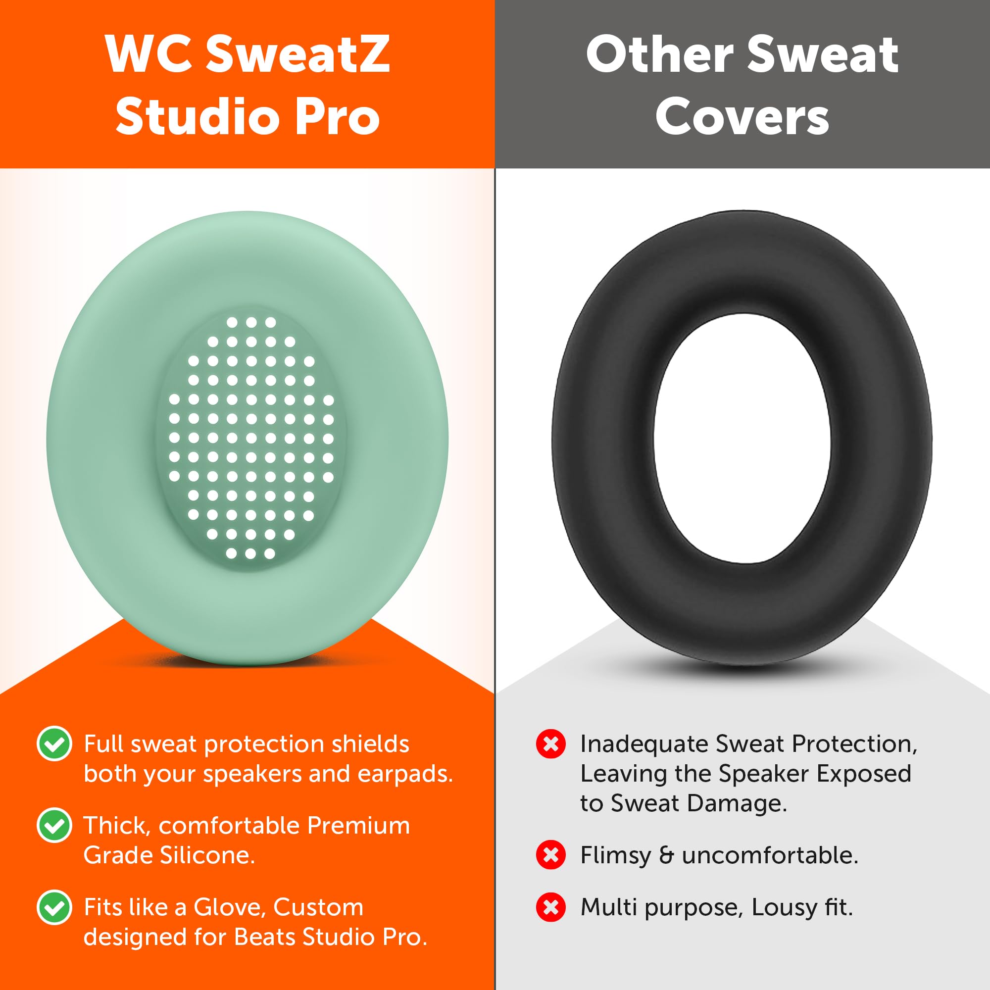 Foto 4 pulgar | Fundas Protectoras De Silicona Para Auriculares Beats Studio Pro - Venta Internacional.