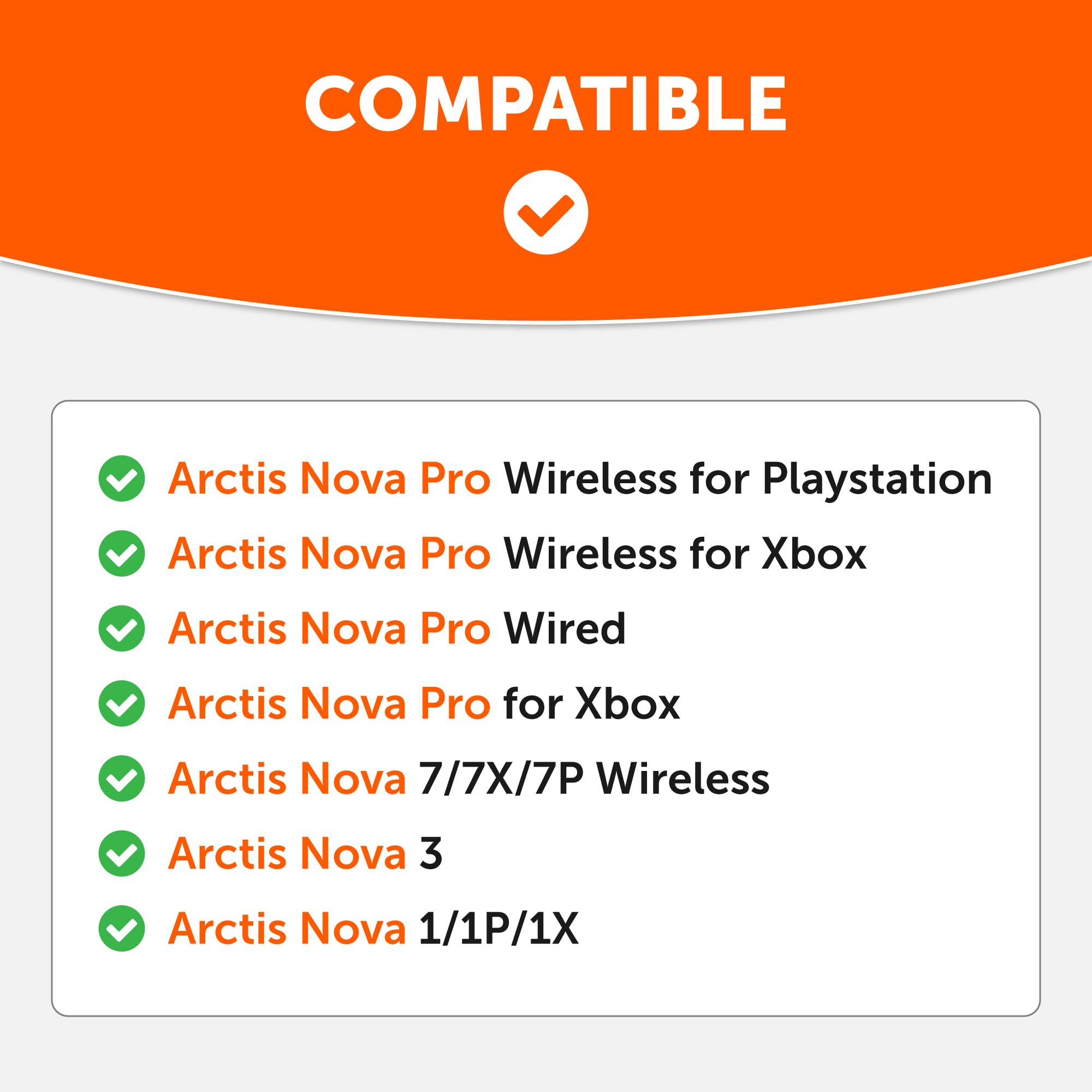 Foto 3 pulgar | Diadema Wc Headbandz Arctis Nova Silicone Para Arctis Nova - Venta Internacional.
