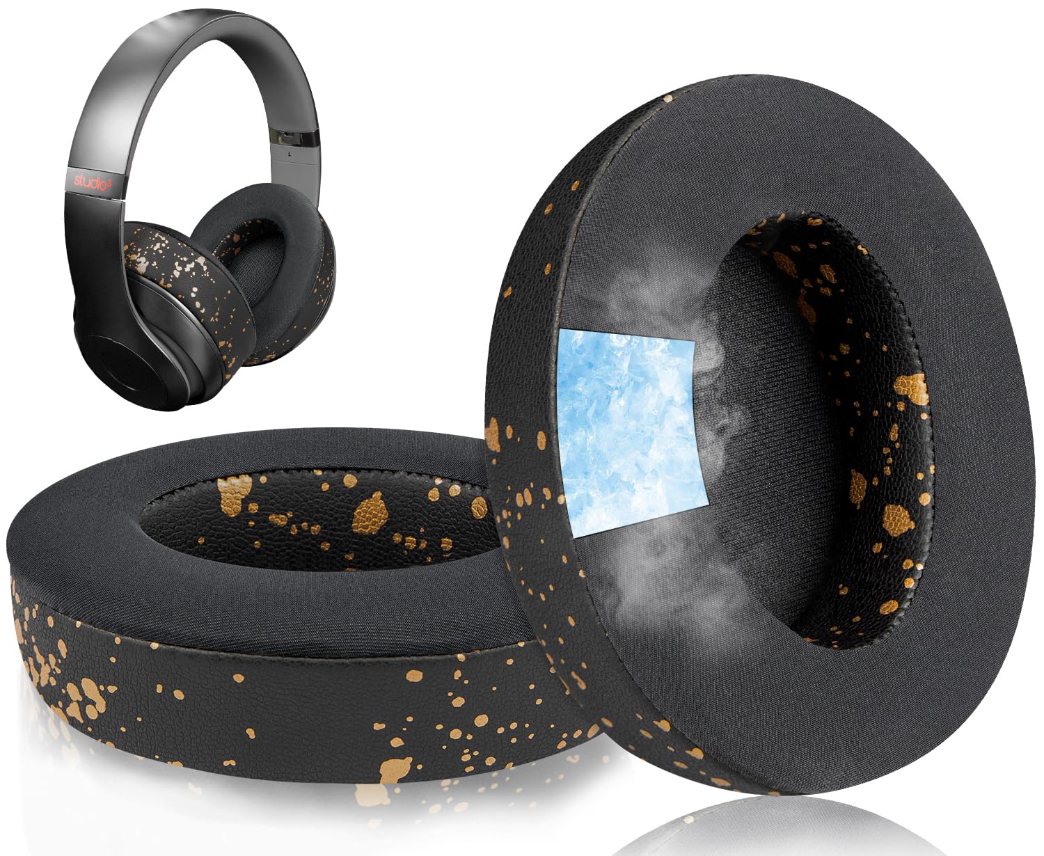 Foto 2 pulgar | Almohadillas De Repuesto  Gel Refrescante Solowit Para Beats Studio 2 Y Studio 3 - Venta Internacional.