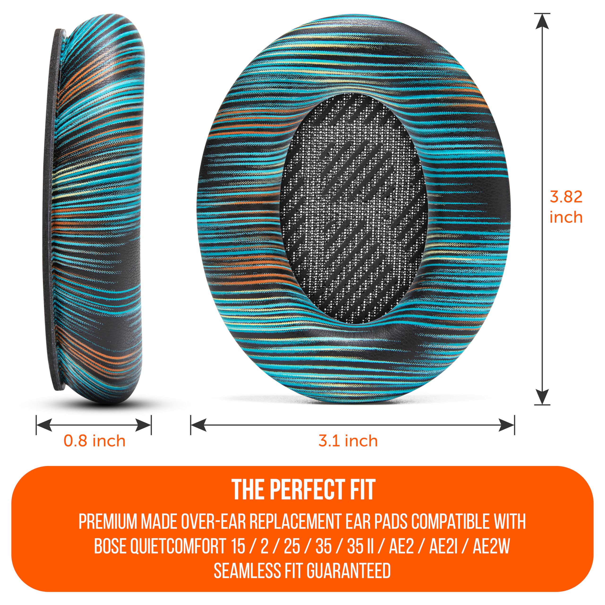 Foto 5 | Almohadillas De Repuesto Wc Wicked Cushions Para Bose Qc35 Y Qc35ii - Venta Internacional.
