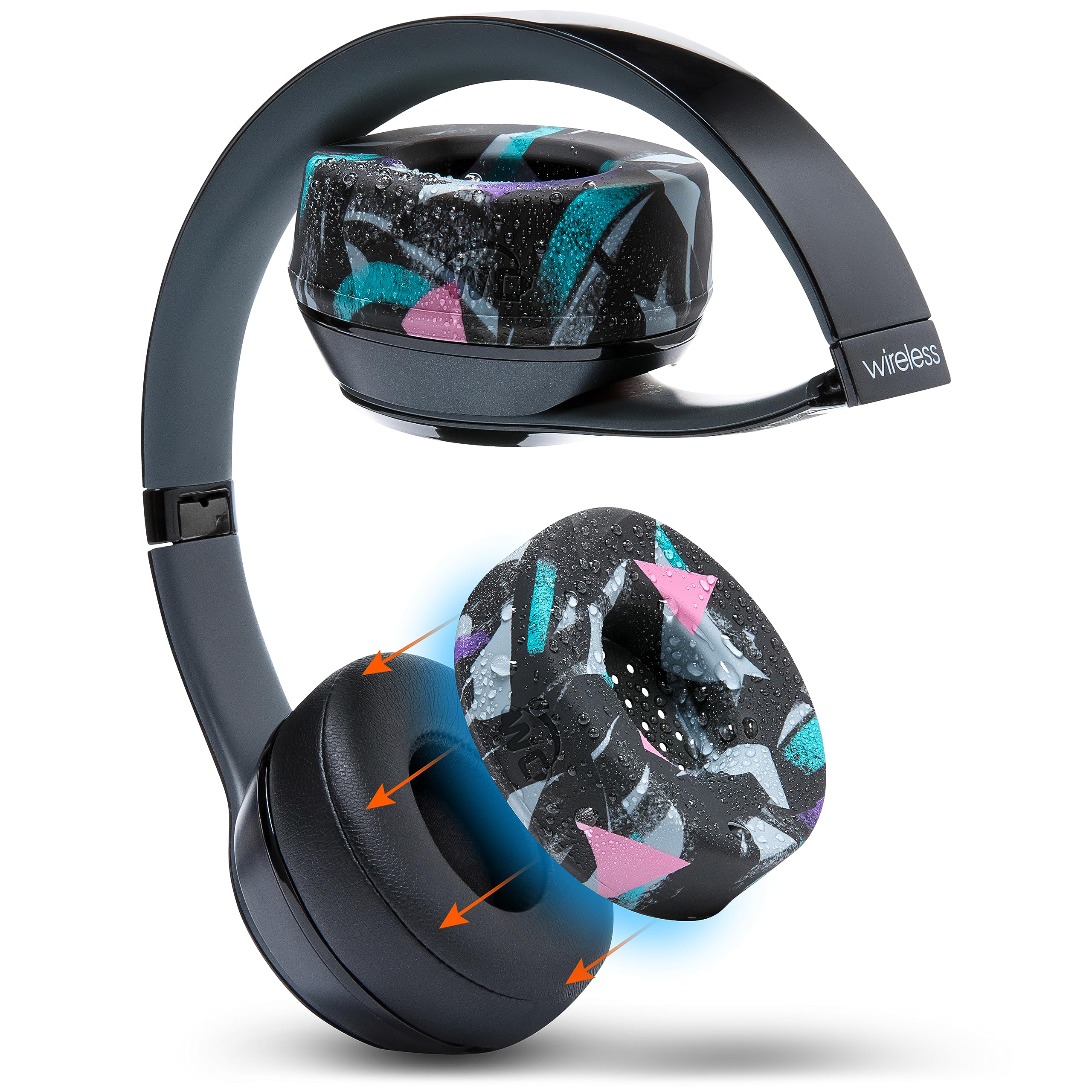 Foto 2 pulgar | Fundas Para Auriculares Sweat  Wc  Sweatz  Beats Solo  Color Negro - Venta Internacional.