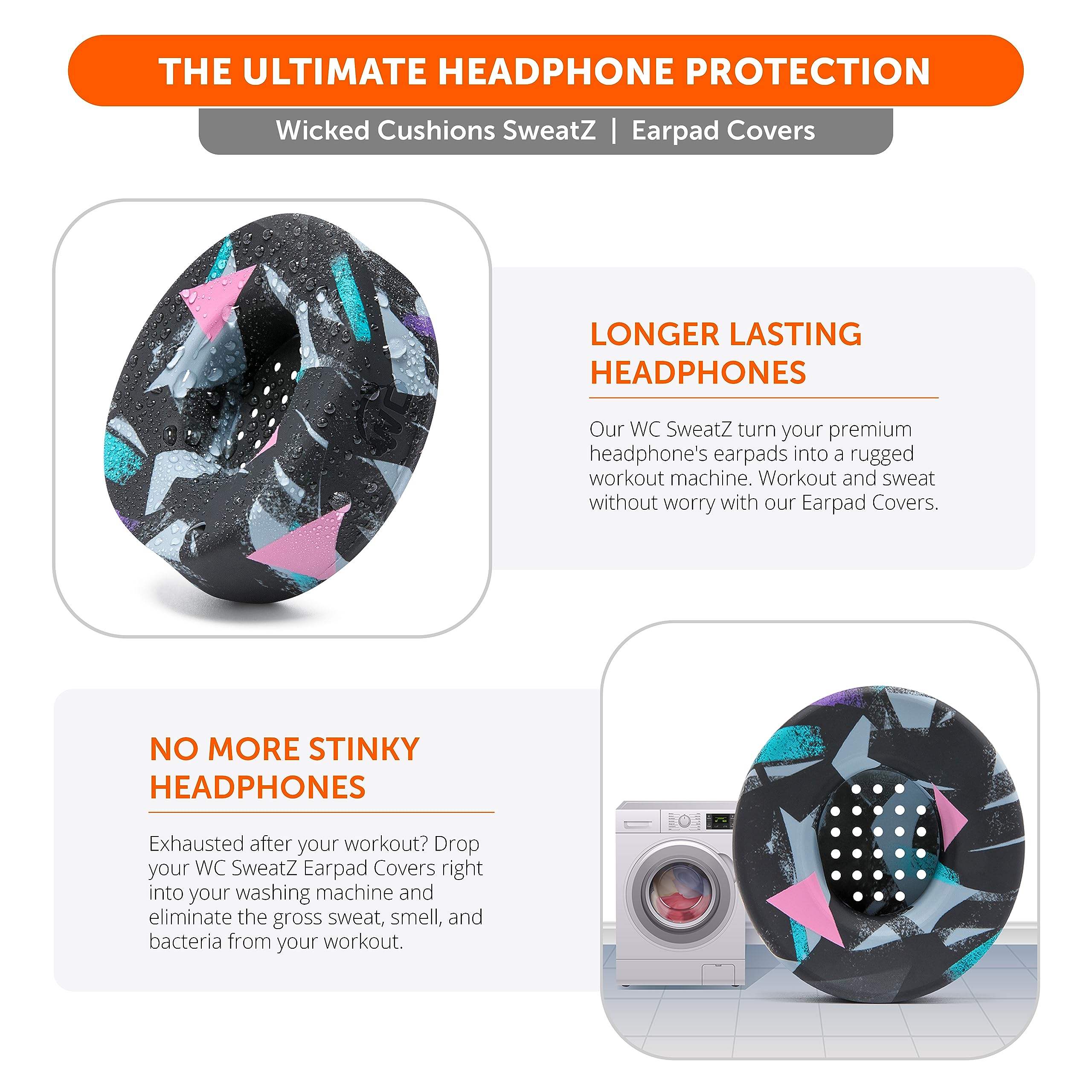 Foto 6 pulgar | Fundas Para Auriculares Sweat  Wc  Sweatz  Beats Solo  Color Negro - Venta Internacional.