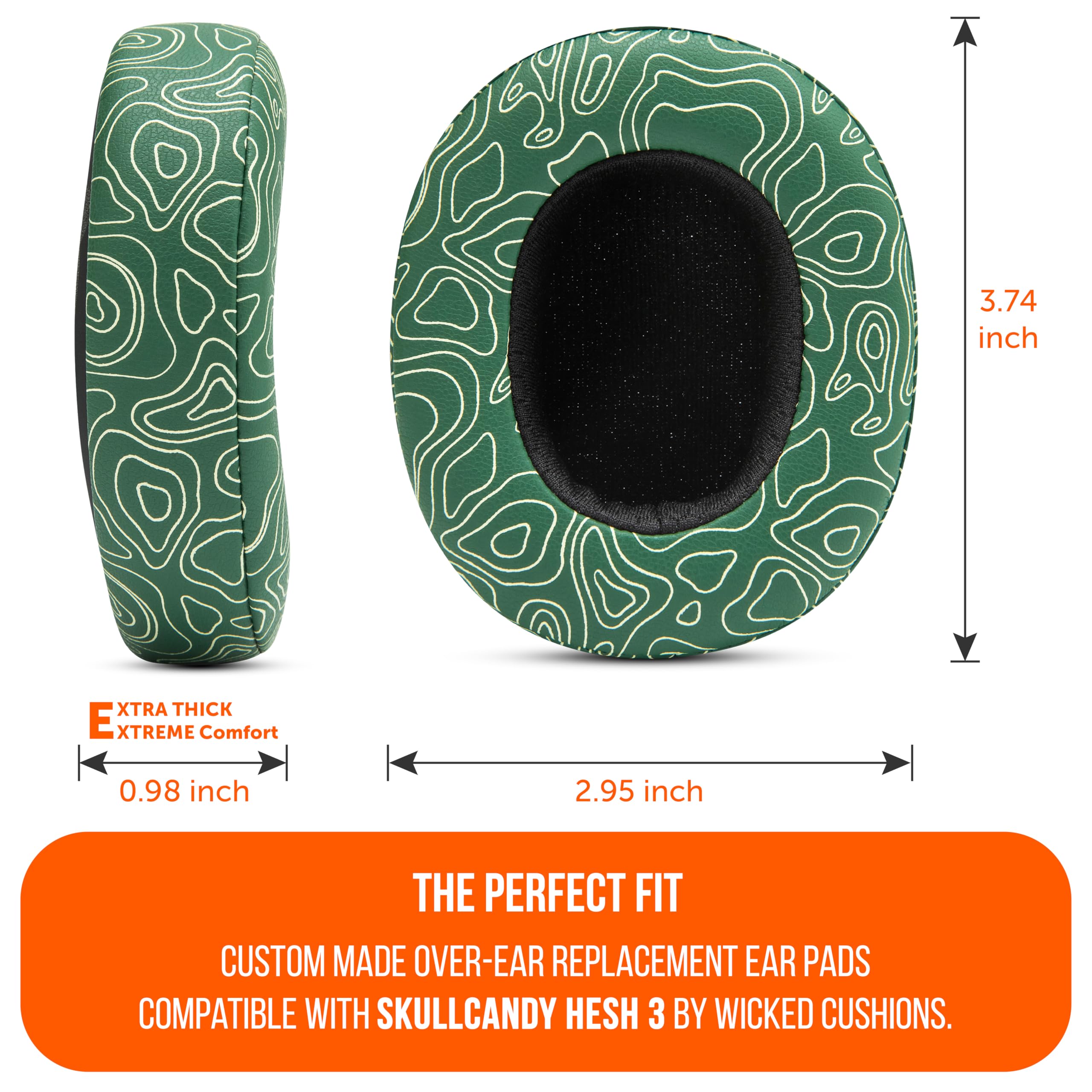 Foto 6 pulgar | Almohadillas De Repuesto Para Skullcandy Hesh 3 Y Crusher - Venta Internacional.
