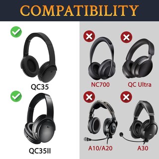 Foto 2 | Almohadillas De Repuesto Para Auriculares Bose Quietcomfort 35 (qc35) - Venta Internacional.
