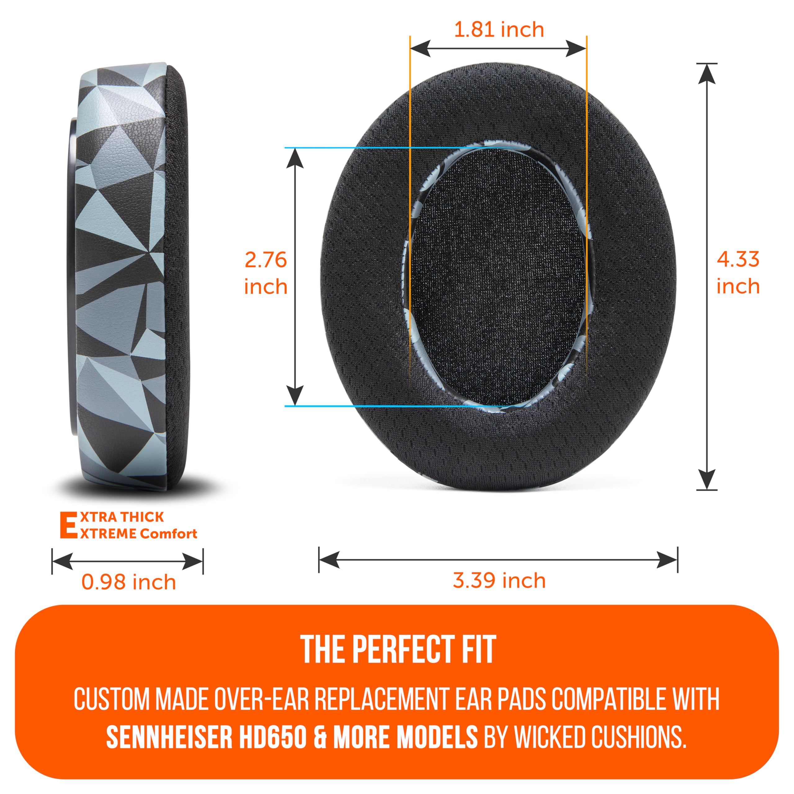 Foto 6 pulgar | Almohadillas De Gel Refrigerante Wc Freeze Hd6xx Para Sennheiser Hd6xx - Venta Internacional.