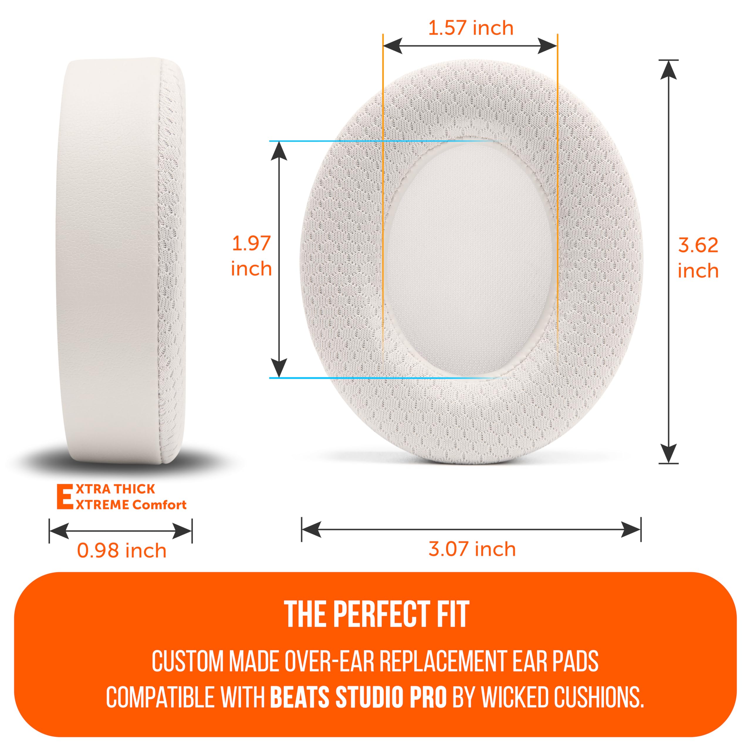Foto 5 | Almohadillas De Gel Refrigerante Wc Freeze Studio Pro Para Beats Studio Pro - Venta Internacional.