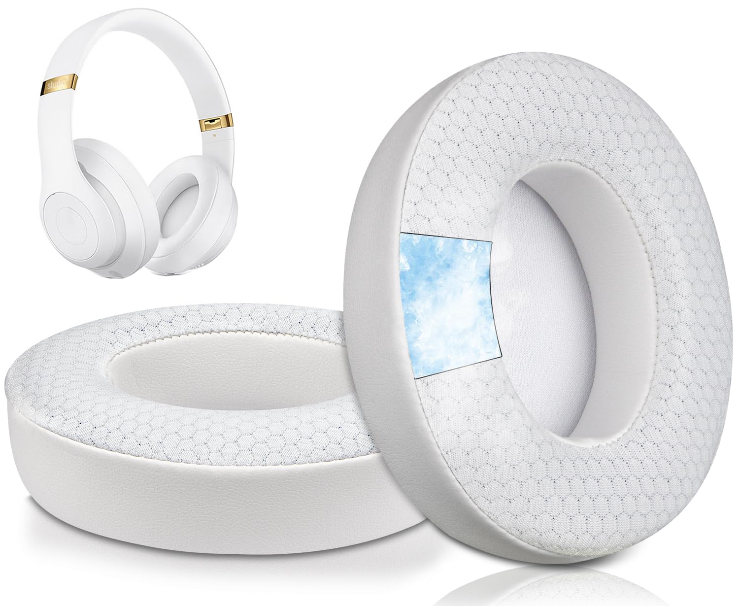 Foto 1 | Almohadillas De Gel Refrescante Solowit De Alta Densidad Para Beats Studio - Venta Internacional.