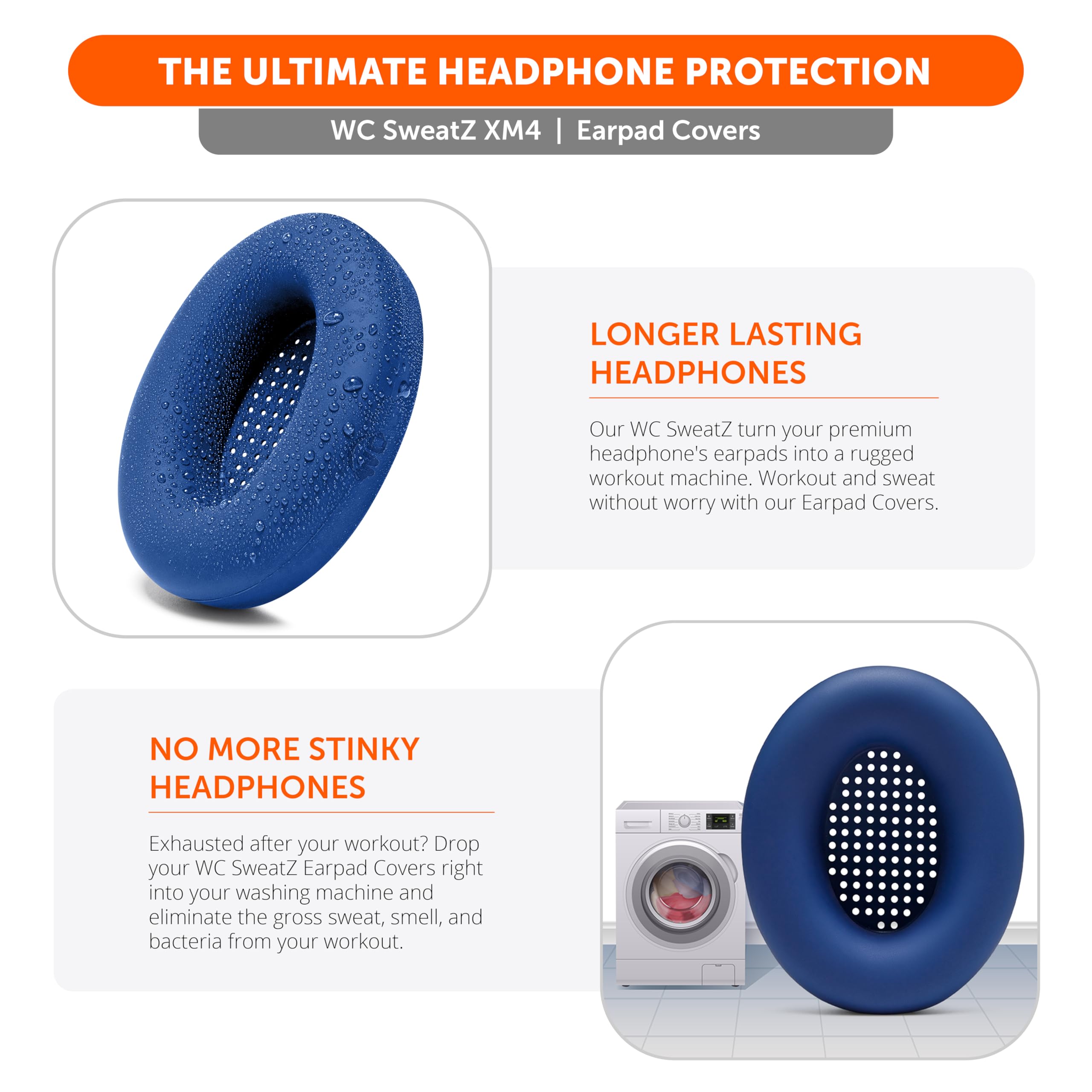 Foto 5 pulgar | Fundas Protectoras Contra El Sudor Wc Sweatz Xm4 Para Sony Wh1000xm4 - Venta Internacional.
