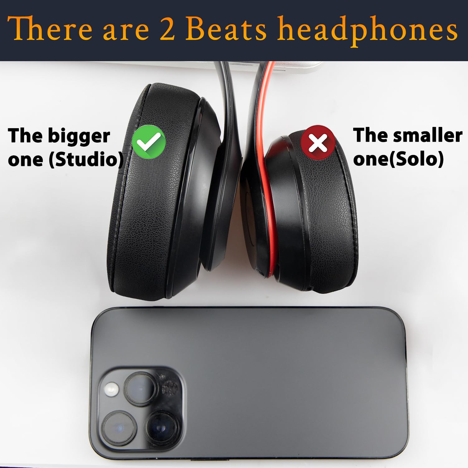 Foto 4 pulgar | Almohadillas De Repuesto Para Auriculares Beats Studio 2 Y 3 - Venta Internacional.