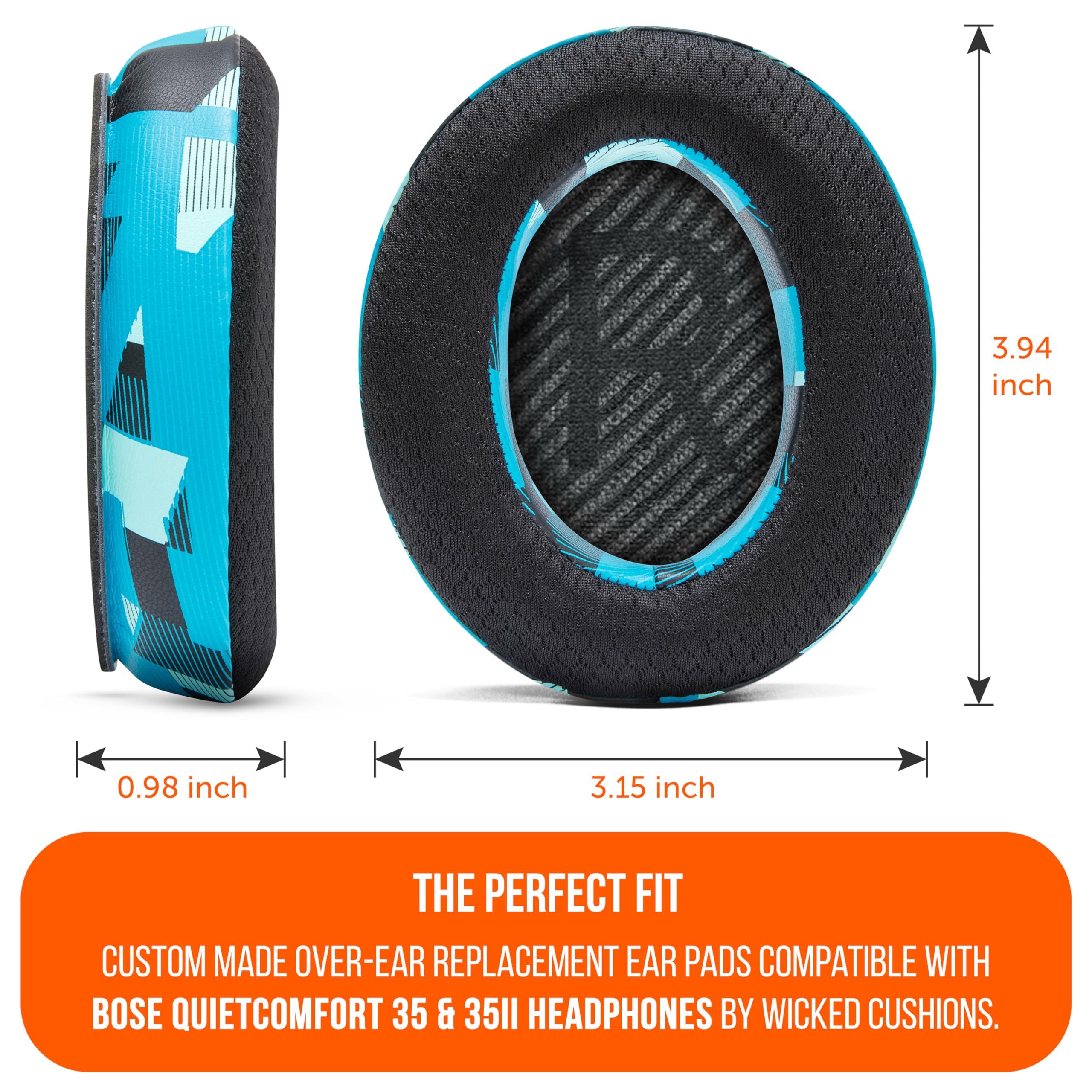 Foto 6 pulgar | Almohadillas De Gel Refrigerante Para Auriculares Bose Qc35 Y Qc35ii - Venta Internacional.