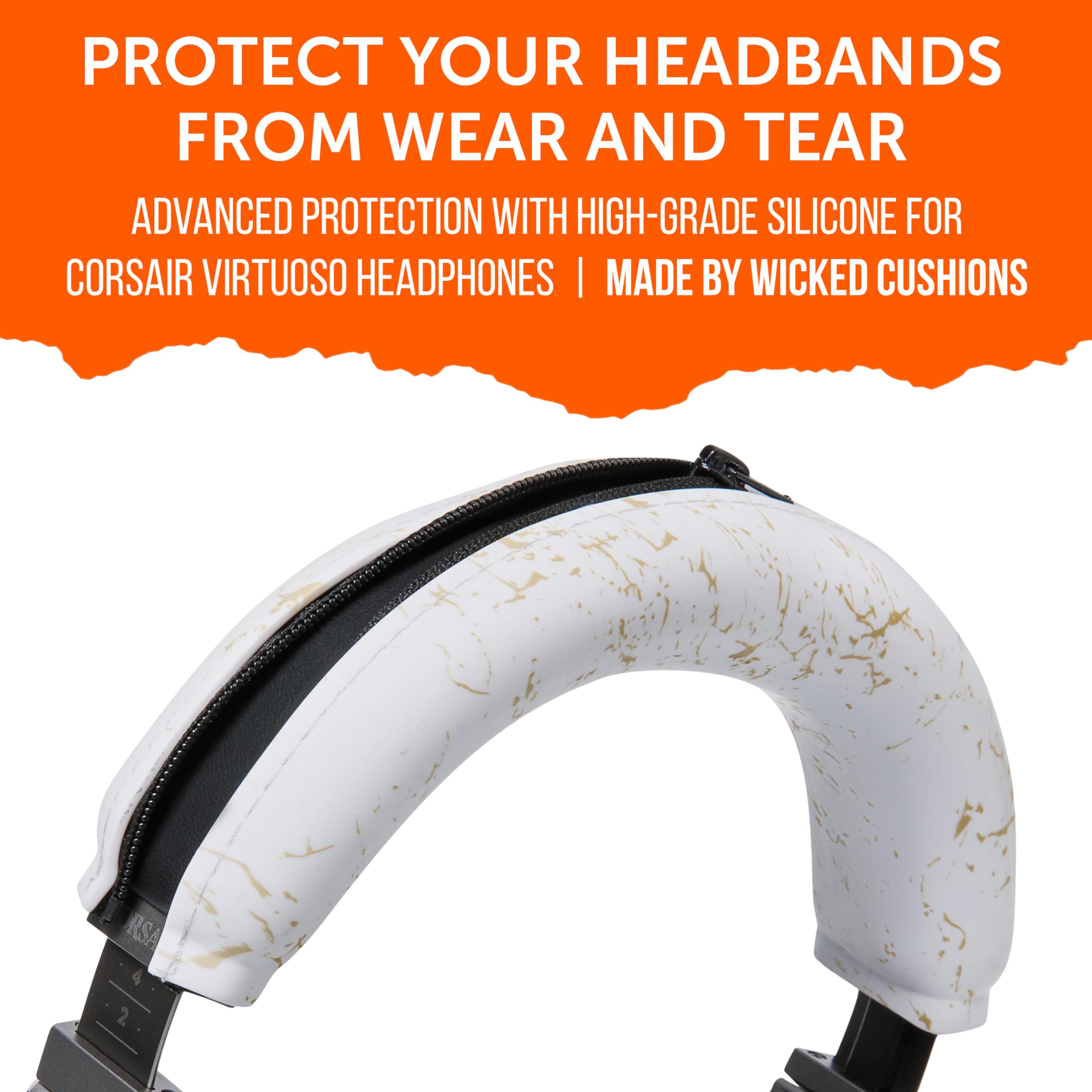 Foto 7 pulgar | Funda De Diadema Wc Bandz Virtuoso V2 Silicone Para Corsair Virtuoso - Venta Internacional.